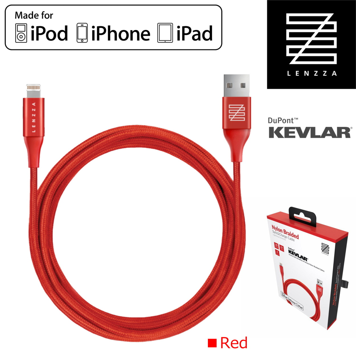 iPhone ケーブル Apple MFi認証 USB ライトニングケーブル 超高耐久