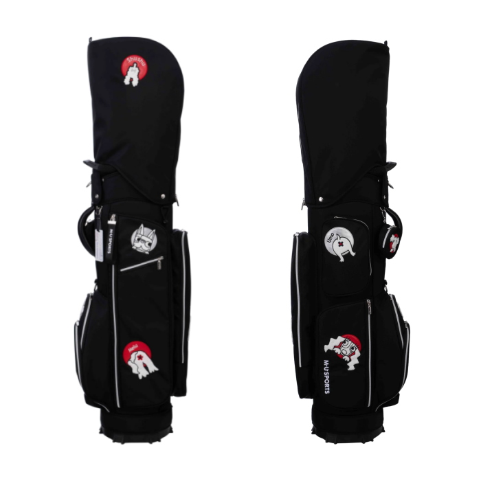M・U SPORTS キャディバッグ（色：レッド系）｜ゴルフ用バッグ｜ゴルフ