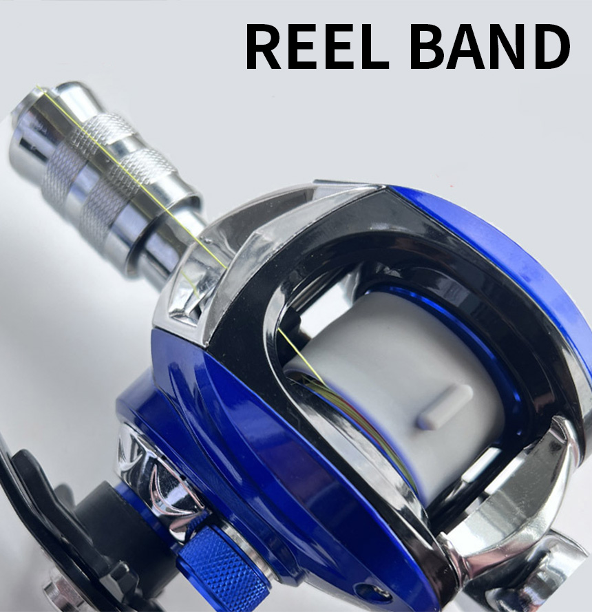 リールバンド 2色 セット ラインストッパー 糸止め スピニングリール