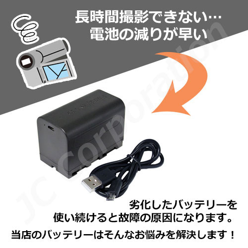 ソニー(SONY) NP-F710 / NP-F730 NP-F750 NP-F760 NP-F770 互換