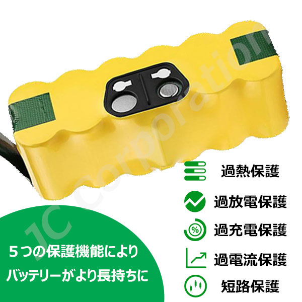 JCコーポレーション iieco ルンバ 500 600 700 800 シリーズ対応 互換