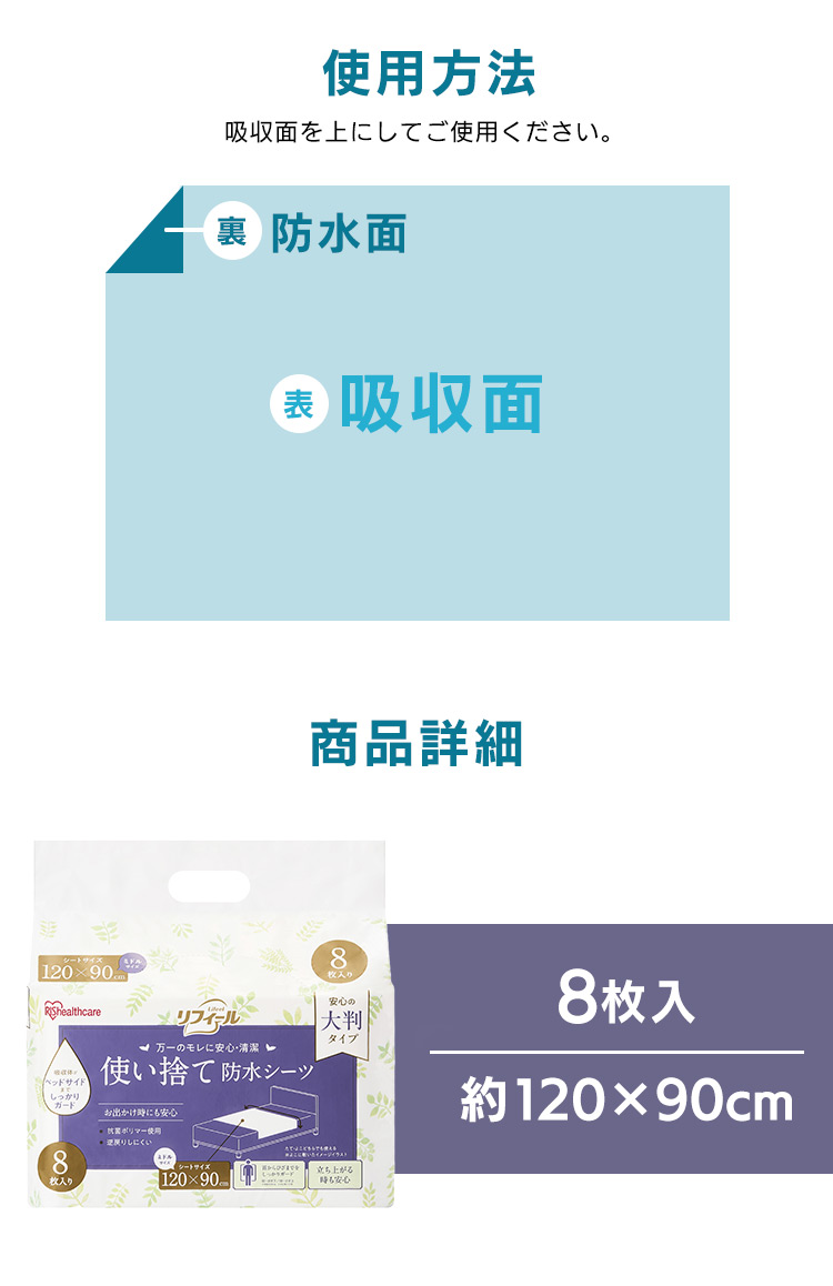 IRIS OHYAMA（アイリスオーヤマ） 防水シーツ 介護 シーツ おねしょ