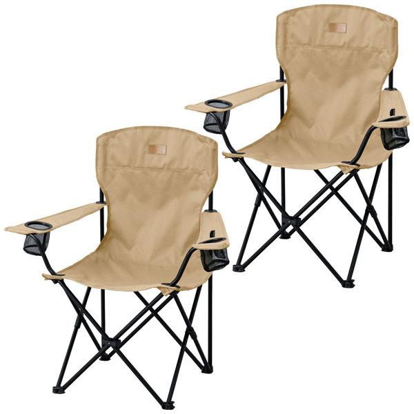 IRIS OHYAMA（アイリスオーヤマ） アウトドアチェア 2脚セット