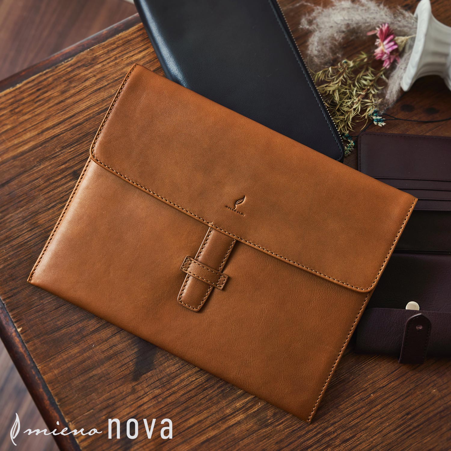 mieno（ミエノ） 牛革 タブレット ケース ブランド Ipad スリーブ