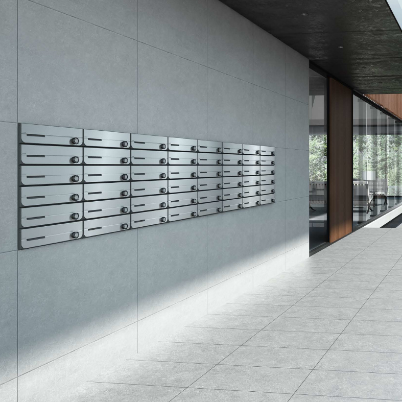 Nasta（ナスタ） KS-MB3202PU-3L 前入れ前出し 集合用ポスト D-ALL