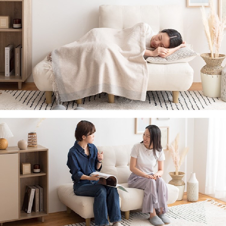 ソファ 一人掛け オットマン付き 1P もっちり ふわふわ おしゃれ