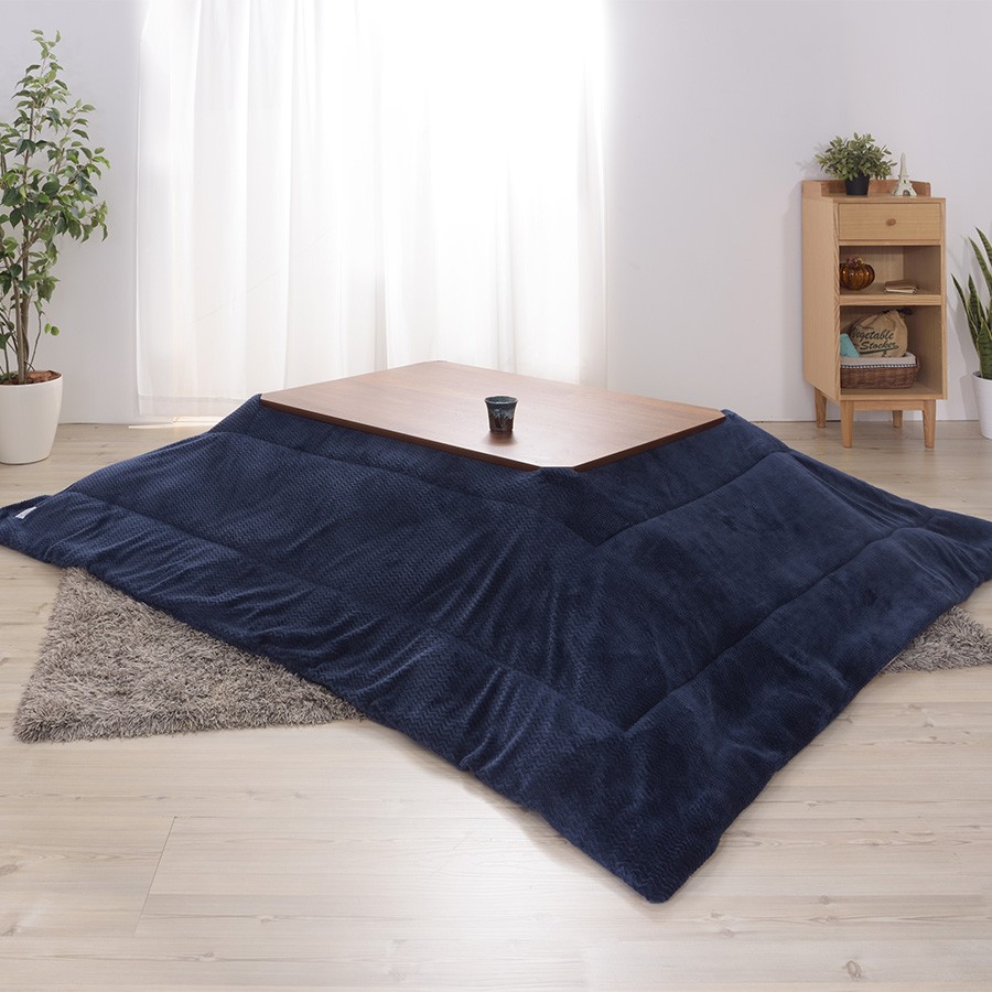 こたつ布団 正方形 おしゃれ 薄掛け 190×190cm ヘリンボーン 柄