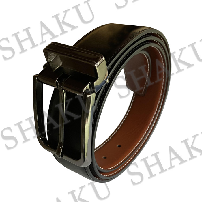 メンズ ベルト 本革 7穴 長さ132cm 幅3.3cm 33mm レザー メンズベルト