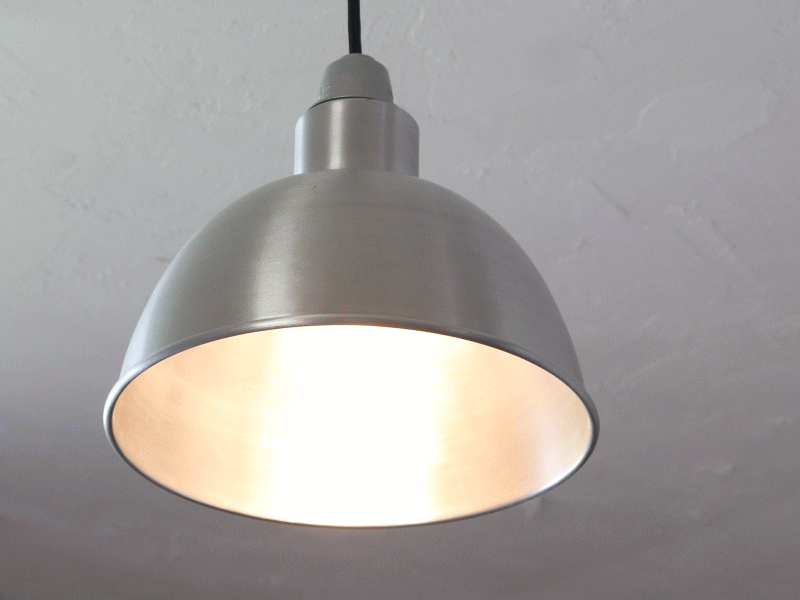 アルミニウム ペンダントライト照明ランプ シルバー おしゃれ ハンド