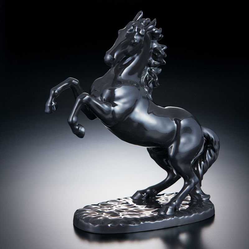 ノリタケ Noritake 置物“跳ね馬” ホワイト T54514/B900 B900/T54514