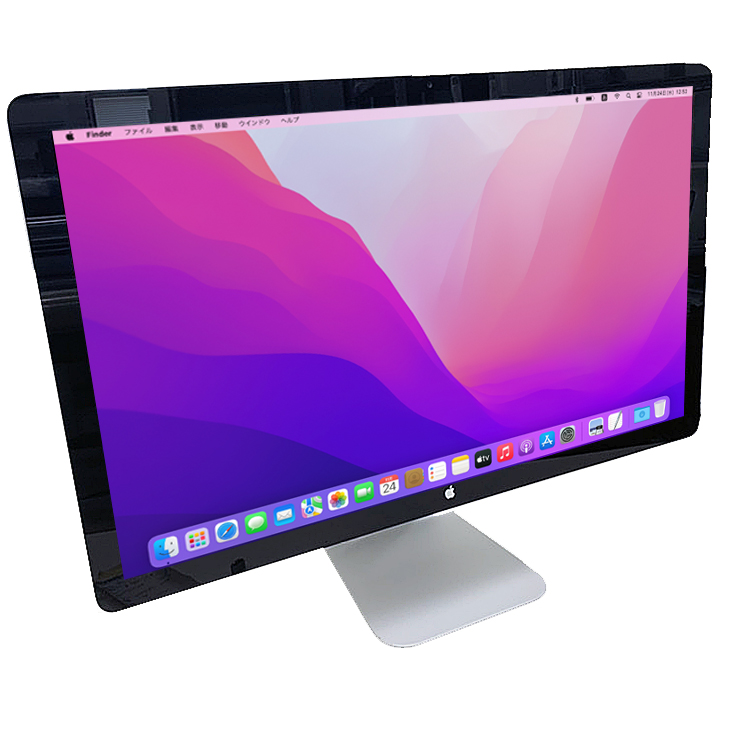 Cinema Display Apple Thunderbolt MC914J/A A1407 中古 27インチ液晶