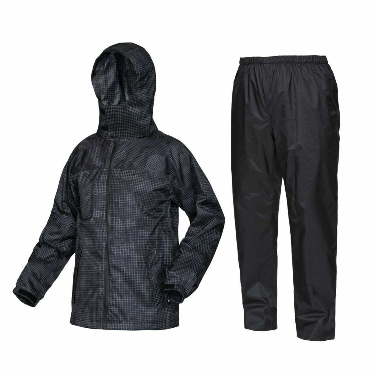 カジメイク レインスーツ 上下セット 自転車 メンズ レディース 裏