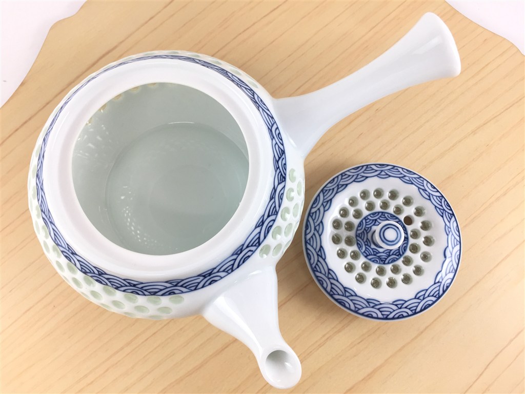 波佐見焼 丹心窯 340cc急須 水晶青海波 : 有田焼のお店 つじ信Yahoo!店