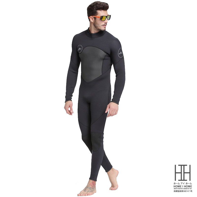 ホームアイホーム フルスーツ ウェットスーツ メンズ カラー配色