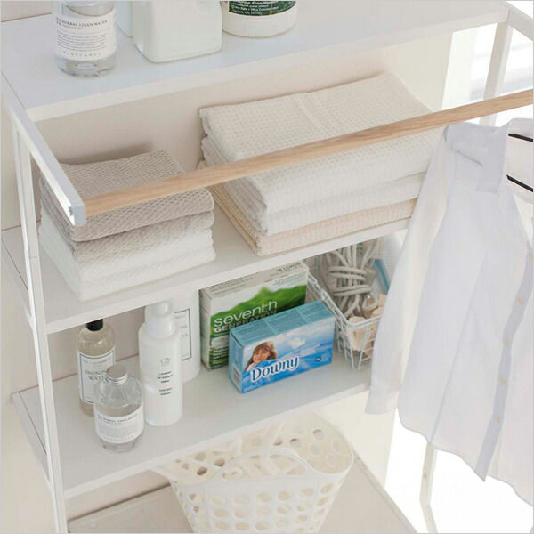 tower 山崎実業 立て掛けランドリーシェルフ タワー 公式 シンプル