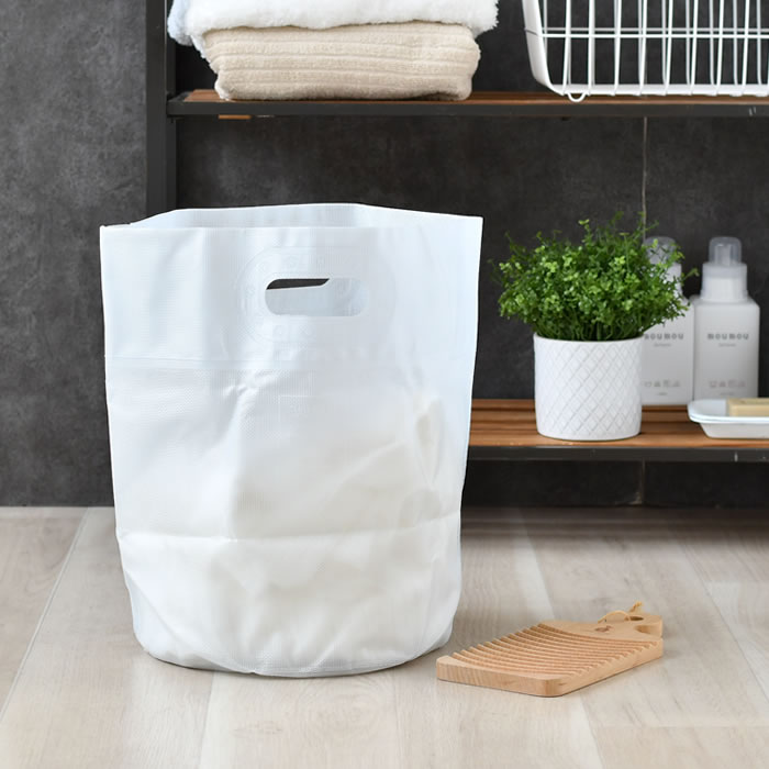 HIGHTIDE（ハイタイド） ランドリーバスケット タープバッグ ラウンドS