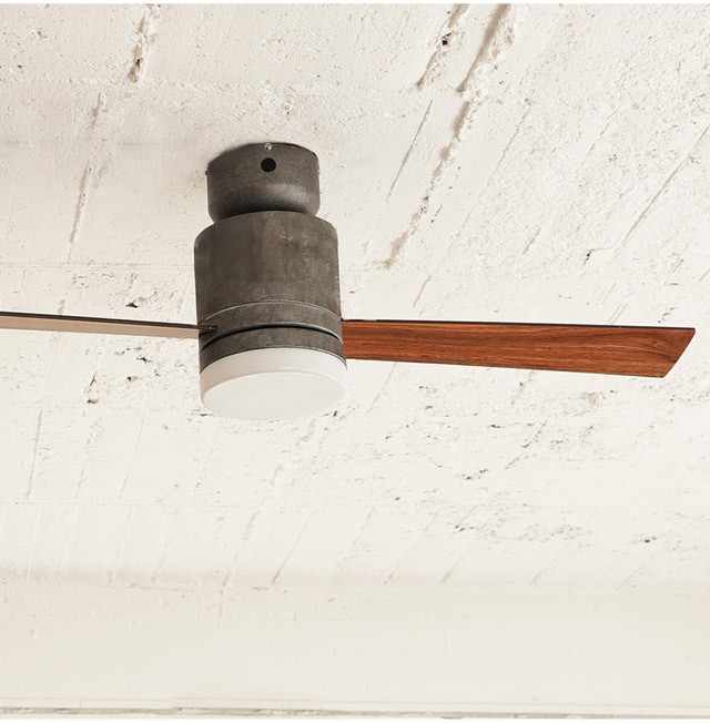 LEDシーリングファン2枚羽根 スマートデザインの2枚ブレード LEDチップ