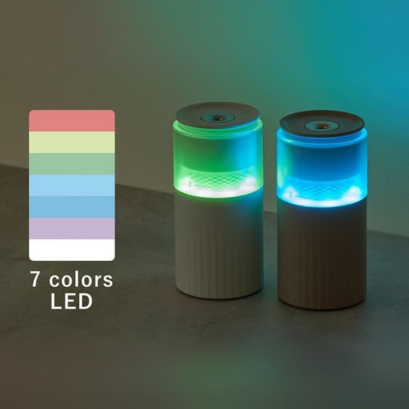 充電式ムードライト加湿器 LEDライト付きの超音波式加湿器 卓上