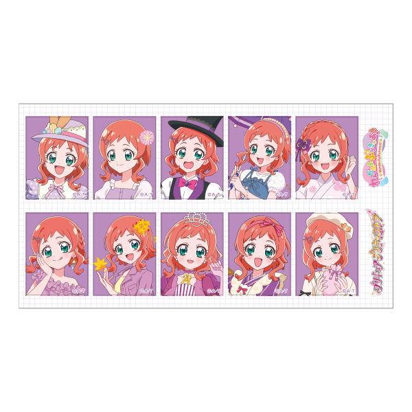 わんだふるぷりきゅあ！】証明写真風デコレーションラベル 犬飼いろは