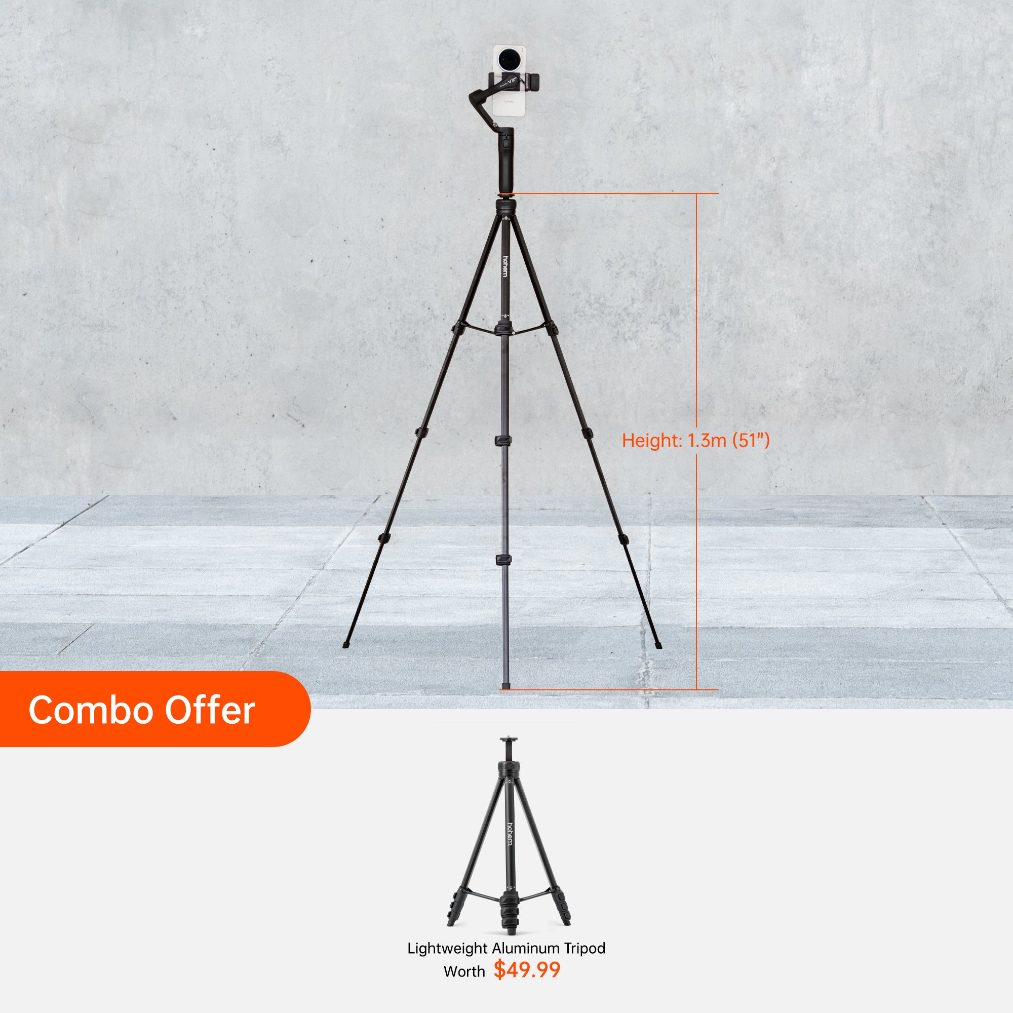 Hohem iSteady V3 Ultra | Advanced AI Phone Gimbal