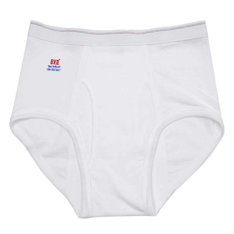 ブリーフ メンズ 綿100％ 白 前開き BVD パンツ 大きいサイズ インナー