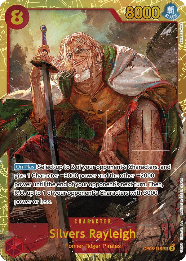 OP08-118 Silvers Rayleigh One Piece Card Game Card | One Piece