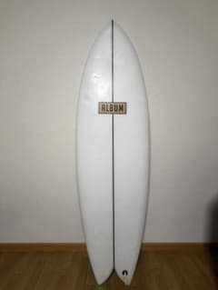 ALBUM サーフボード ライトベンダー フィン付き ハードケース付き