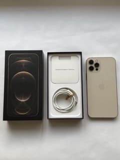 Apple iPhone 12 Pro ゴールド 本体 充電コード 箱付き - メルカリ