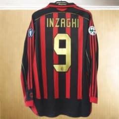 06-07 ACミラン INZAGHI 長袖 シャツ 背番号9 - メルカリ