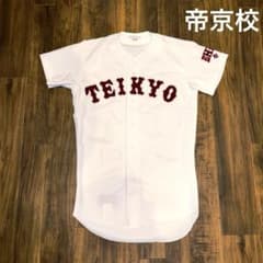 美品】 帝京校 ミズノ 愛媛 帝京第五高 野球部 ユニフォーム L 甲子園