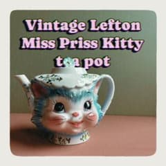 ヴィンテージ レフトン社 ミス プリス キティ ティーポット - メルカリ