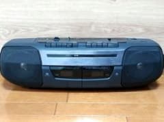 昭和レトロ】ソニー ダブルラジカセ SONY CFS-W338 ブラック - メルカリ