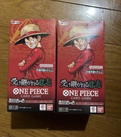 受け継がれる意志 ワンピースカードゲーム 2BOX テープカット - メルカリ