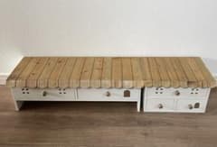 サリュ おうちモニタースタンド おうち3引き出しラック - メルカリ