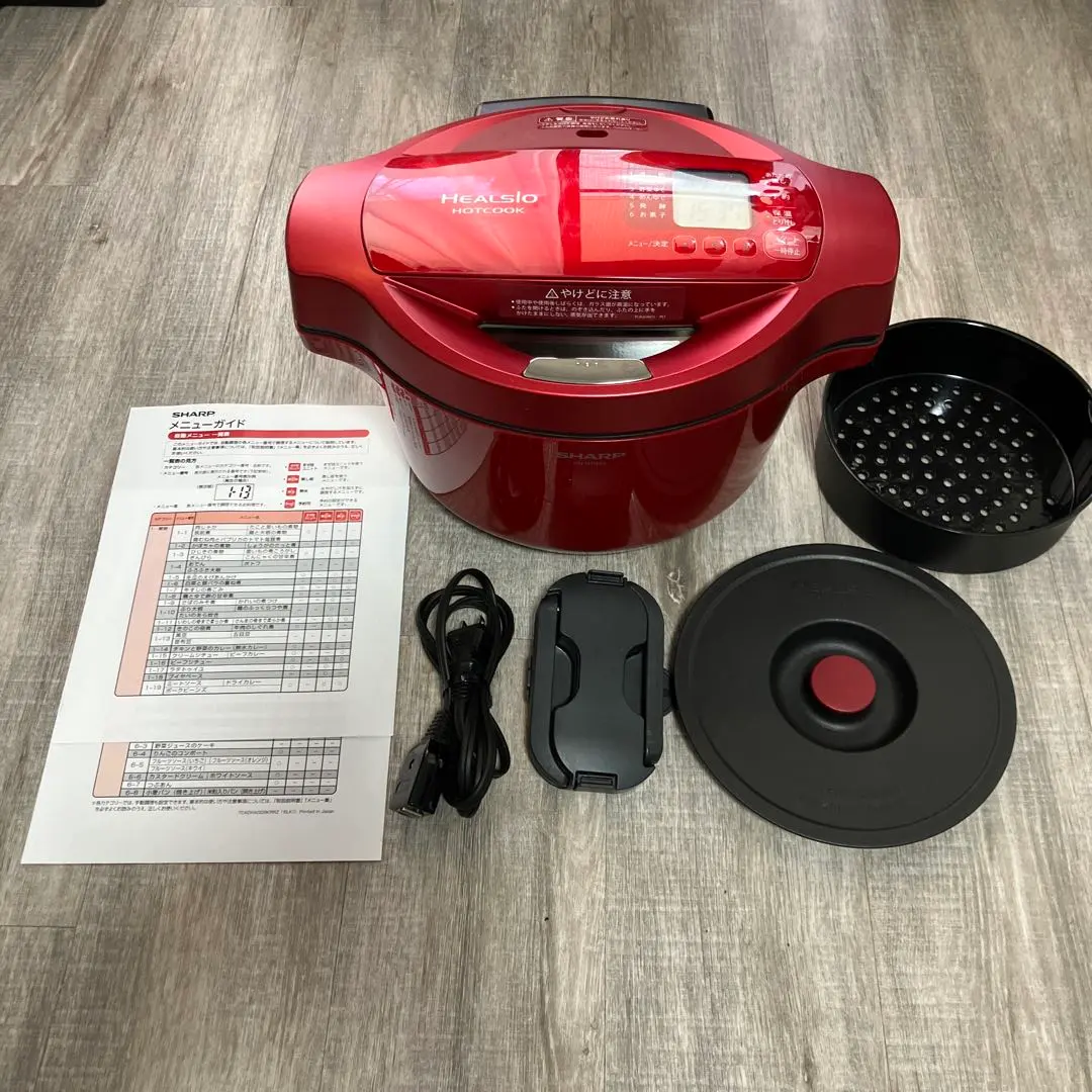 2026年最新】シャープ SHARP ヘルシオ ホットクック KN-HT99B-R レッド