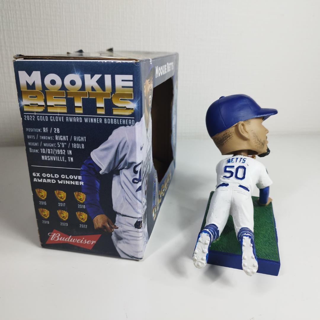 ムーキー ベッツ ボブルヘッド ゴールドグラブ賞 首振り人形 ドジャー