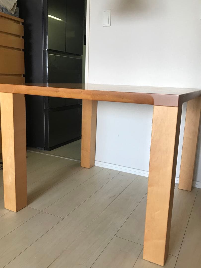 家具蔵 テーブル DAN （ダン） 90㎝角 ハードメープル ハードメープルのダイニングテーブル5273・T-229 家具工房クラポ