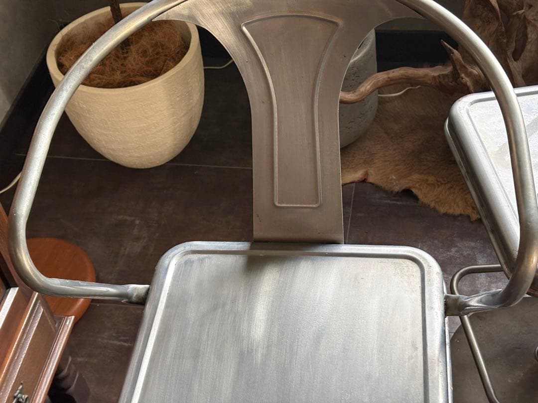 アメリカン ブリキ調 カウンターチェア バーカウンター バーチェア 4