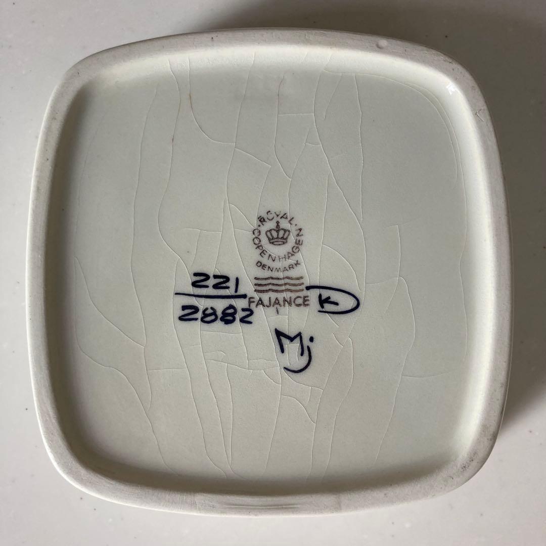 ロイヤル コペンハーゲン テネラ マリアンヌ・ジョンソン スクエアトレイ