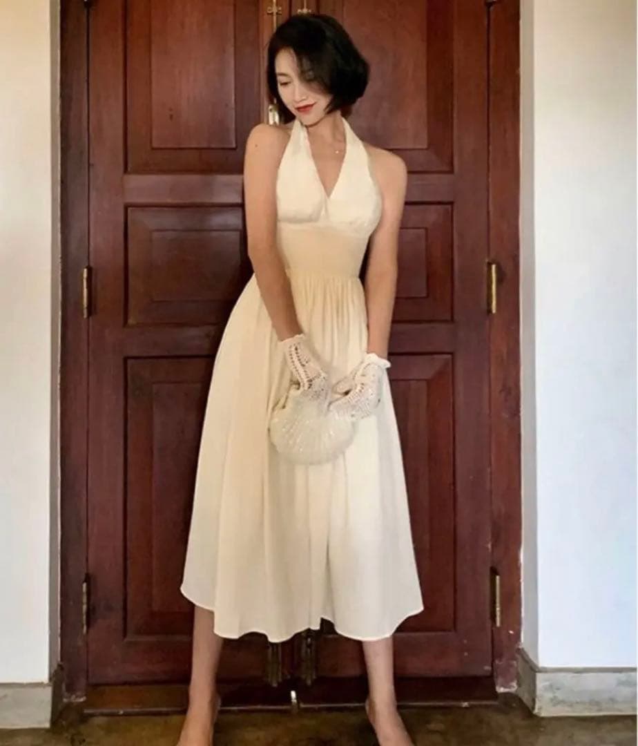 新品未使用】マリリンモンロー風ワンピース - メルカリ