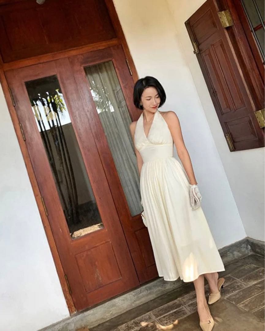 新品未使用】マリリンモンロー風ワンピース - メルカリ