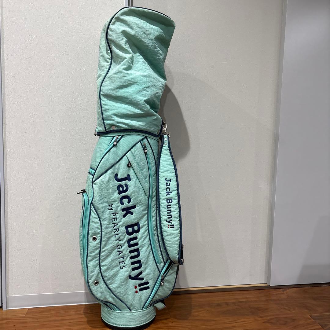 Jack Bunny!! キャディバッグ ミントグリーン JACK BUNNY キャディバッグ グリーン - メルカリ