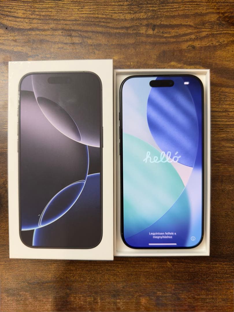 【海外版SIMフリー】iPhone 16 Pro 128GB ブラックチタニウム iPhone 新品。未開封 16 Pro 128GB MYMV3J/A ブラックチタニウム