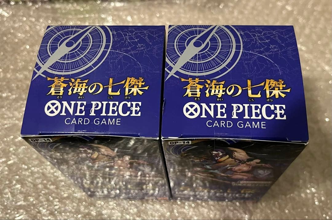 ワンピースカード 蒼海の七傑 2Box テープ付き - メルカリ