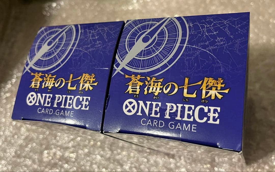 ワンピースカード 蒼海の七傑 2Box テープ付き - メルカリ