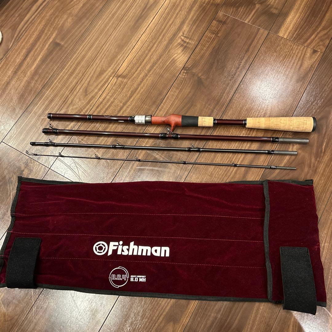 フィッシュマン ベイトパックロッド BC4 8.0MH 美品