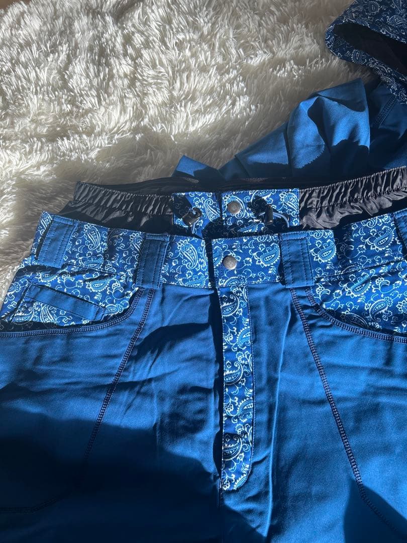 超極品！S-WEAR ウェア L上下セット スノーボード 男女兼用 ペイズリー