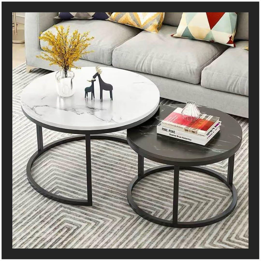 テーブル 大理石柄 幅45+60cm センターテーブル セラミック テーブル センターテーブル 大理石調 セラミック おしゃれ モダン 白