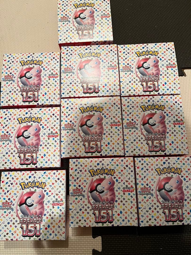 ポケモンカード151 10box シュリンク無し