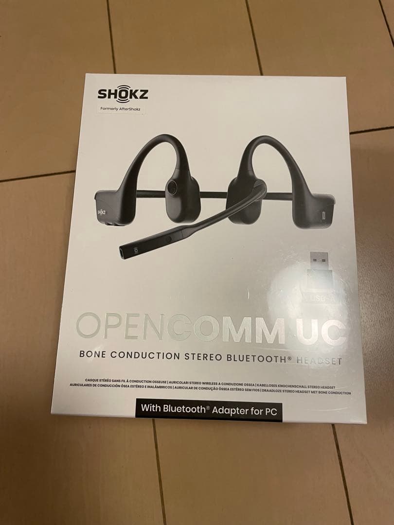 新品　SHOKZ OPENCOMM UC 骨伝導ヘッドセット Shokz、PC用アダプタ付きの骨伝導ヘッドセット「OpenComm UC」 | マイ